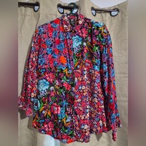 Floral Multicolor Women's Top